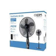 Stojanový ventilátor EDM Čierna 60 W