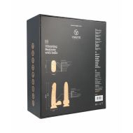 Realistické dildo Virgite R16 Čierna 16 cm