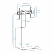 Držiak na televíziu TooQ FS2288M-B 32"-85" 40 kg