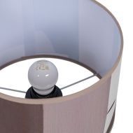 Stolná lampa Gaštanová Keramický 60 W 220-240 V 22 x 22 x 29 cm