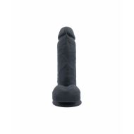 Realistické dildo Virgite R12 Čierna 14,4 cm