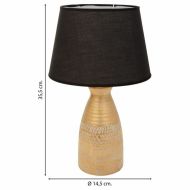 Stolná lampa Alexandra House Living Zlato Keramický 14 x 35 x 14 cm