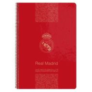 Hrebeňový zošit Real Madrid C.F. 511957066 Červená A4