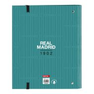 Krúžkové zakladače Real Madrid C.F. Biela Tyrkysovo zelená 27 x 32 x 3.5 cm (30 mm)