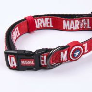 Psí obojok Marvel M/L Červená