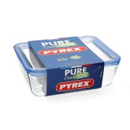 Tepelný obedár Pyrex Pure Glass Transparentná Sklo (800 ml) (6 kusov)