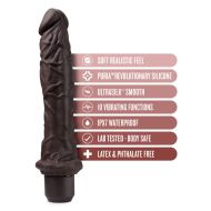 Realistické dildo Blush Dr Skin Silikónové ABS Ø 4,9 cm (21,5 cm)