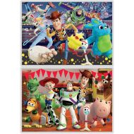 Sada 2 puzzle Toy Story Ready to play 100 Kusy 40 x 28 cm