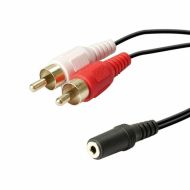 Kábel Audio Jack (3,5 mm) na 2 RCA PcCom