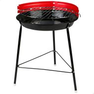 Prenosný Barbeque gril Aktive Železo Plastické 37 x 44 x 33 cm (6 kusov) Červená