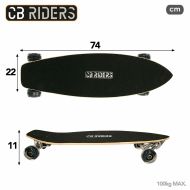 Skejtbord Colorbaby Santa Monica Skater Drevo 74 x 22 cm