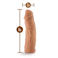 Realistické dildo Blush Lock On Silikónové Ø 4,6 cm (19,6 cm)