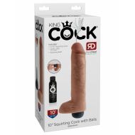 Realistické dildo Pipedream King Cock PVC Silikónové