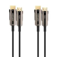 HDMI Kábel NANOCABLE 10.15.2080 80 m Čierna 4K Ultra HD 18 Gbps