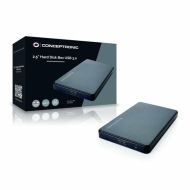 Box na pevný disk Conceptronic Grab´n´GO Mini Čierna USB USB 3.0 USB x 1