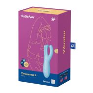 masér Satisfyer Threesome 4 Connect Modrá