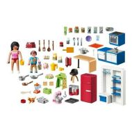 Playset Dollhouse Kitchen Playmobil 70206 (129 pcs)