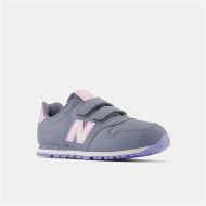 Detské športové topánky New Balance 500 HookLoop Sivá