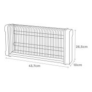 Elektrický zabijak hmyzu EDM Čierna 2 x 10 W 43,7 x 10 x 26,5 cm