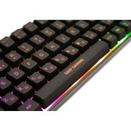 Klávesnica CoolBox DG-TEC65-RGB Čierna Španielska Qwerty