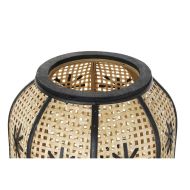 Stojaca lampa DKD Home Decor 30 x 30 x 116 cm Čierna Kov Gaštanová 220 V 50 W