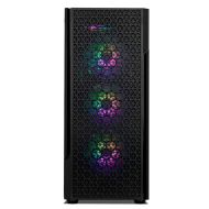 Počítačová skriňa ATX v prevedení midi-tower Nox INFINITY BETA Airflow ARGB Čierna