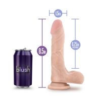 Realistické dildo Blush Au Naturel TPE Ø 3,9 cm (17,1 cm)