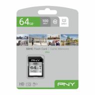 Pamäťová karta Micro SD s adaptérom PNY P-SDUX64U185GW-GE 64 GB