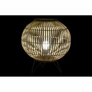 Stolná lampa DKD Home Decor Čierna Kov Gaštanová Bambus (36 x 36 x 37 cm)