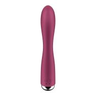 Vibrátor pre dvojicu Dual Stimulation Satisfyer Spinning Rabbit 1 Červená