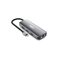 USB-C rozbočovač Urban Factory MHC55UF Sivá