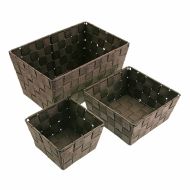 Multifunkčný košík Versa Čokoláda 19 x 9 x 19 cm