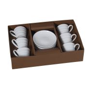 Sada 6 Hrnčekov na Kávu Alexandra House Living Porcelán 90 ml