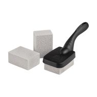 Čistiaca kefka na gril Cleaning Block Sivá 27 cm