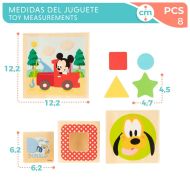 Stavacie kocky Disney 8 Kusy 4 kusov 12,2 x 12,2 x 12,2 cm