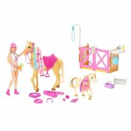 Sada hračiek Barbie Toilettage des Chevaux Plastické