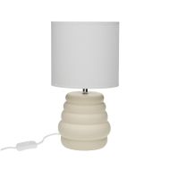 Stolná lampa Versa Béžová Keramický 40 W 17 x 32,2 cm