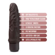 Realistické dildo Blush Dr Skin Silikónové ABS Ø 4 cm (15,2 cm) (19 cm)