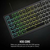 Herná klávesnica Corsair K55 CORE Čierna