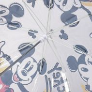 Dáždniky Mickey Mouse Transparentná Ø 71 cm Červená