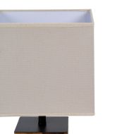 Stolná lampa Gaštanová Krém 60 W 220-240 V 25 x 25 x 51 cm