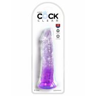 Vibrator Pipedream King Cock Clear Purpurová Viacfarebná