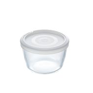 Okrúhla nádoba s vrchnákom Pyrex Cook&freeze 600 ml 12 x 12 x 9 cm Transparentná Sklo Silikónové (8 