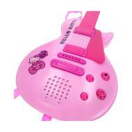 Detská gitara Hello Kitty Elektronika Mikrofón Ružová