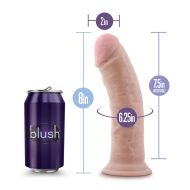 Realistické dildo Blush Au Naturel TPE Ø 4,9 cm (19 cm)