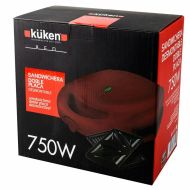 Toastovač Küken 33790 Červená 750 W