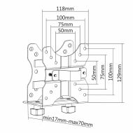 Držiak monitoru Neomounts NM-TC100BLACK Čierna