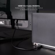 HDMI Kábel NANOCABLE 10.15.3800 Čierna 50 cm