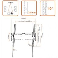 Držiak na televíziu METRONIC 451064 35 kg