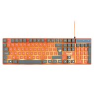 Klávesnica a myš FR-TEC Dragon Ball Španielska Qwerty Oranžová